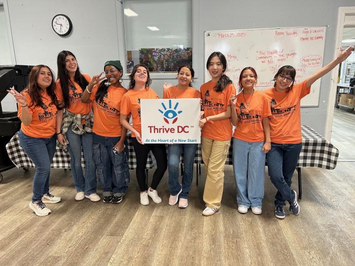 asb-posing-with-Thrive DC - sign