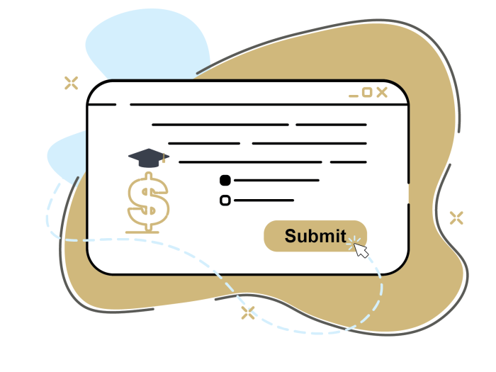 apply for aid illustration