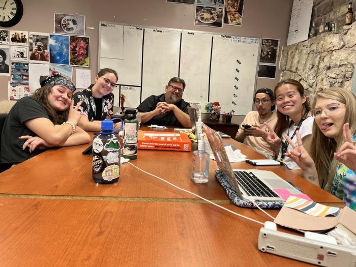 The Sentry newspaper staff