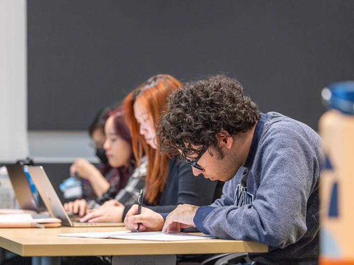 Students in classroom