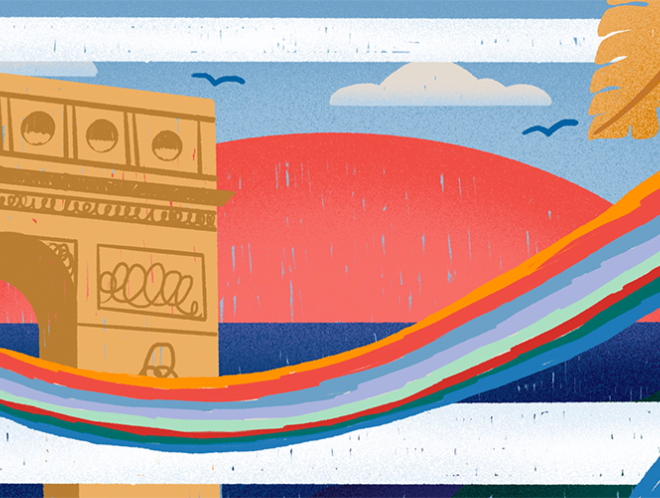 Graphic of Arc de Triomphe
