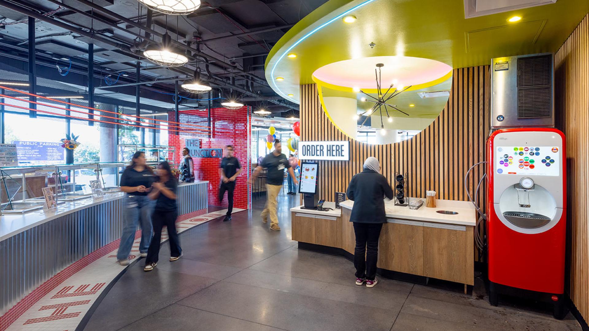 The Junction dining area at CU Denver