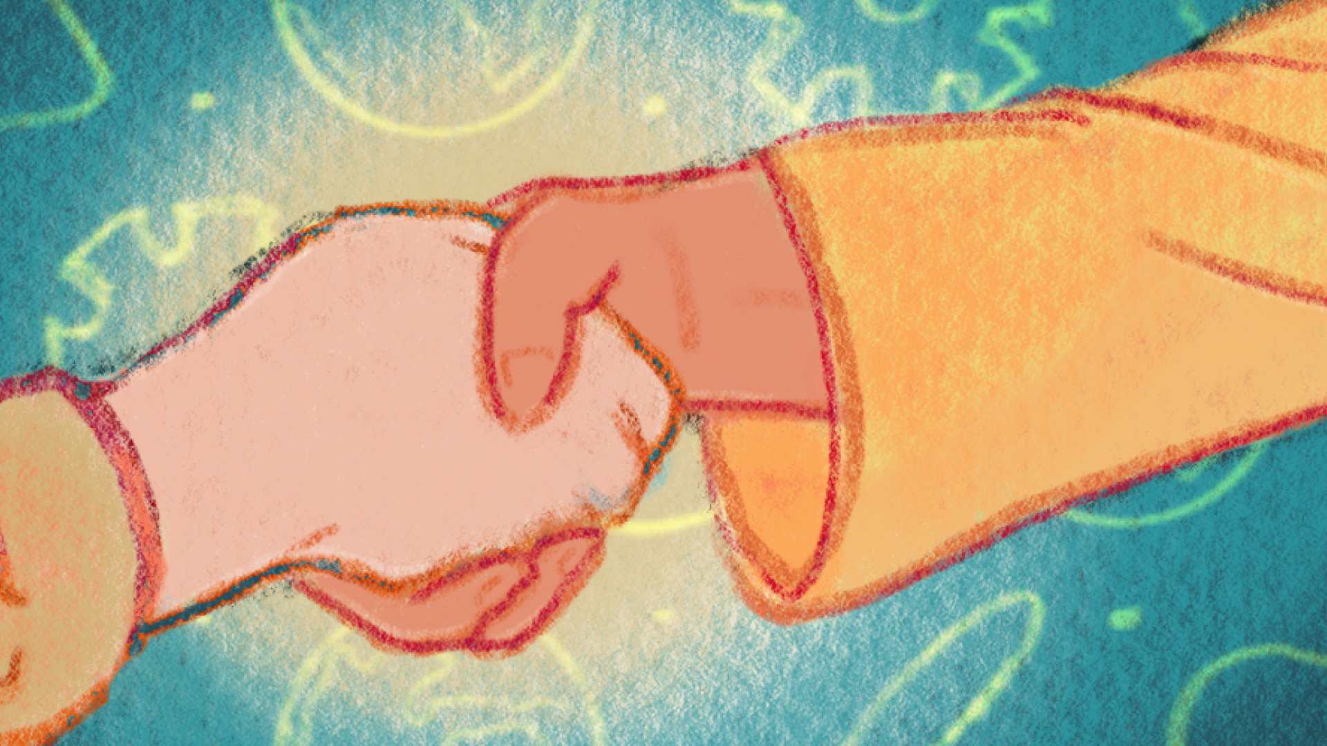 Graphic of handshake