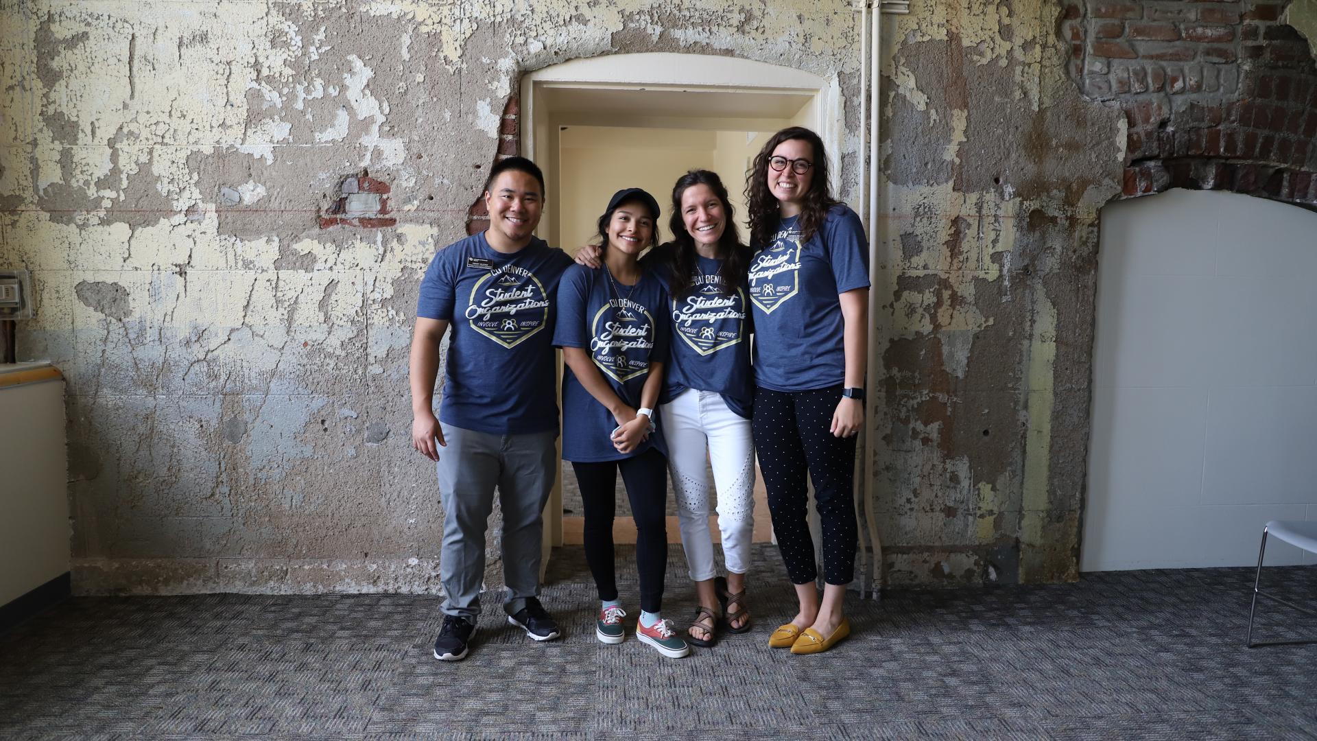 Four CU Denver Sorority & Fraternity students