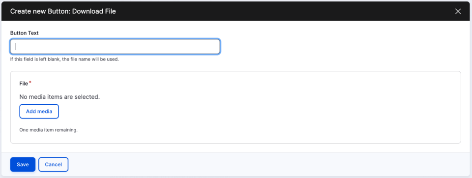 Example of button: download file editor settings