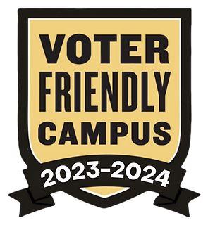 Voter Friendly Campus Badge for 2023-2024