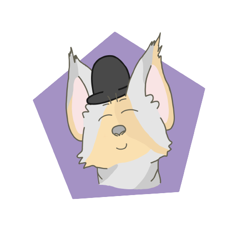 illustration: lynx with hat
