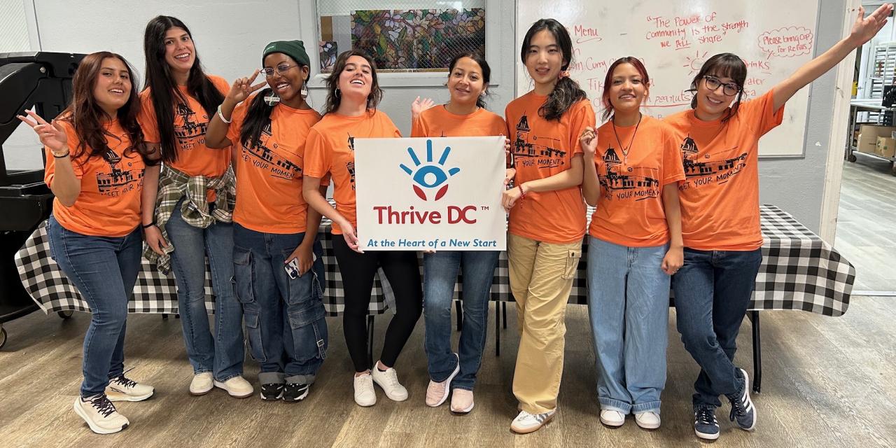 asb-posing-with-Thrive DC - sign