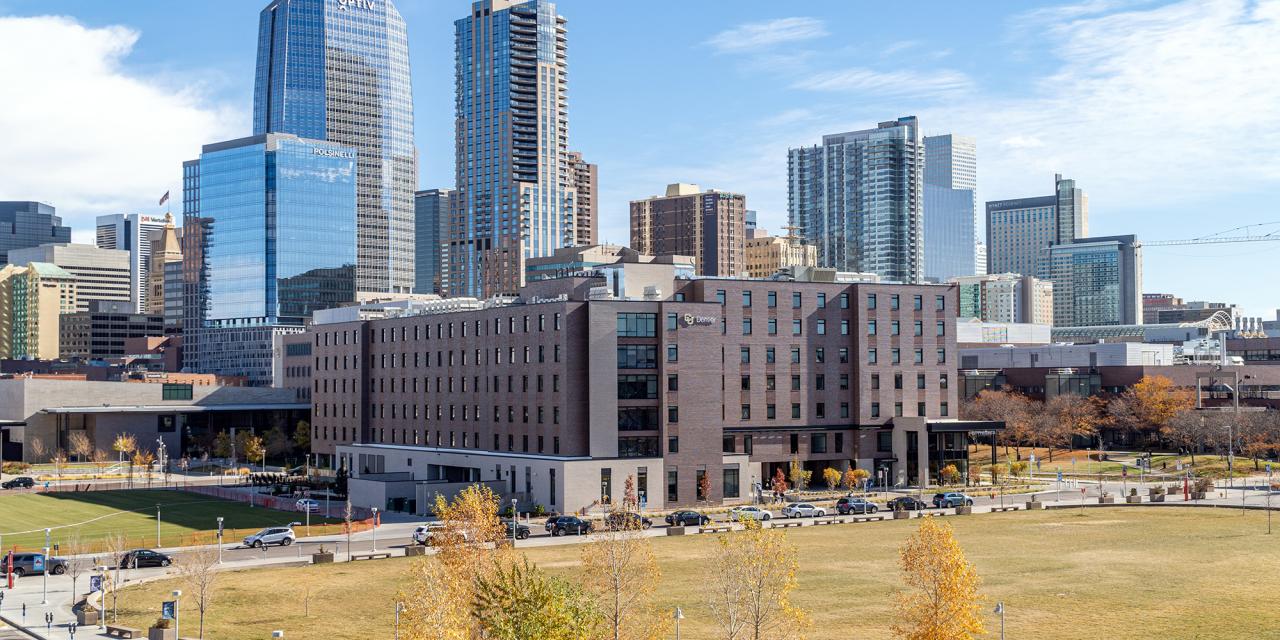 CU Denver campus in the Fall.