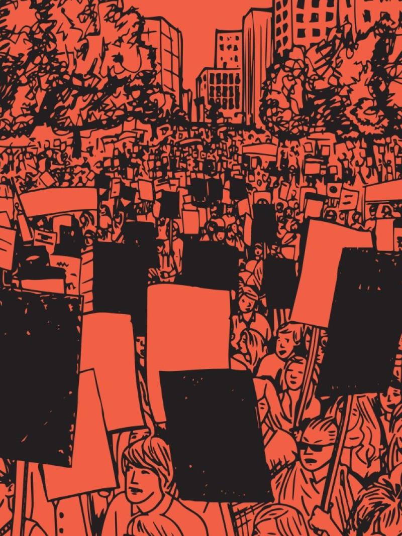 protest-in-red-and-black