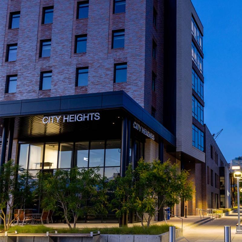 Exterior image of City Heights building