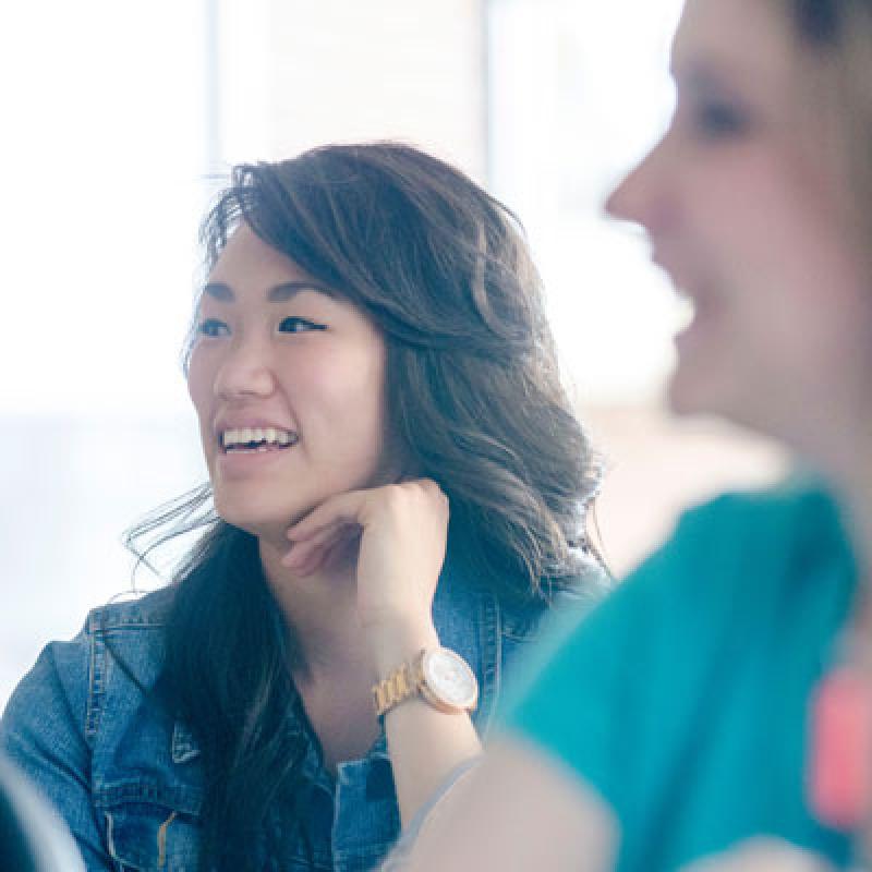 CU Denver graduate students in class
