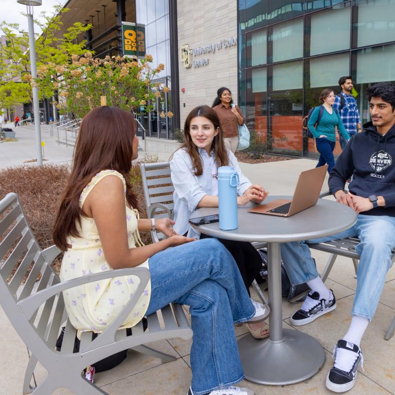 Group of students sitting at table