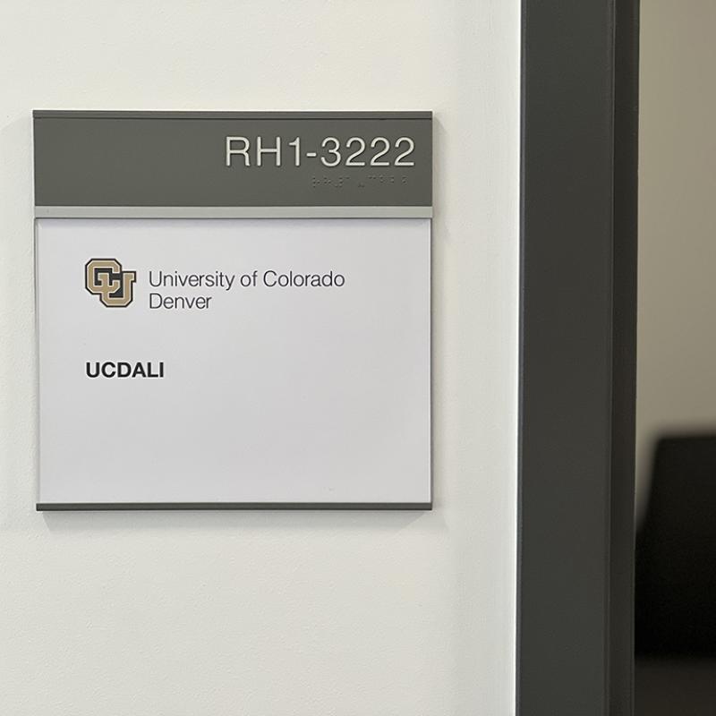 UCDALI Door sign, RH1-3222